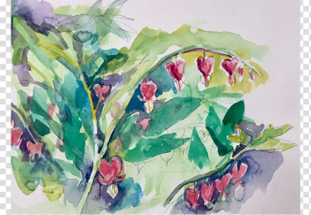 Floral design Watercolor painting Oil painting Canvas, painting transparent background PNG clipart