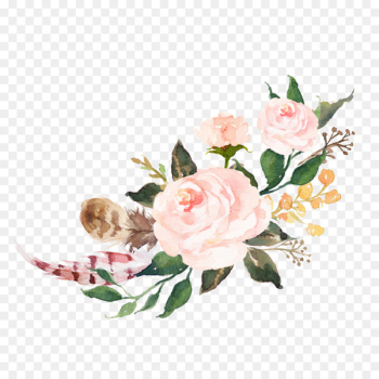 Floral design Watercolor painting Pink flowers Watercolor: Flowers - flower 