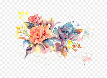 Floral design Watercolor painting - Watercolor meat Floral design Watercolor painting - Watercolor meat