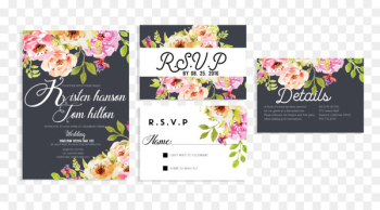 Floral design Wedding invitation Bride - wedding Floral design Wedding invitation Bride - wedding