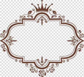 Floral frame illustration, Coffee, Coffee crown frame transparent background PNG clipart