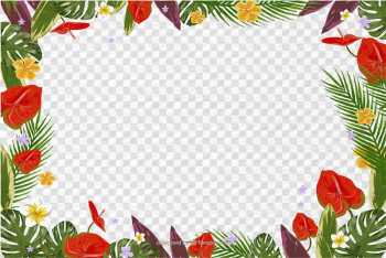 Floral frame, Jungle , Jungle borders transparent background PNG clipart Floral frame, Jungle , Jungle borders transparent background PNG clipart