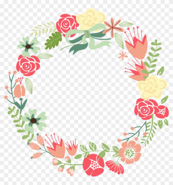 Floral Frame Png Images Transparent Free Download - Circle Floral Frame Png