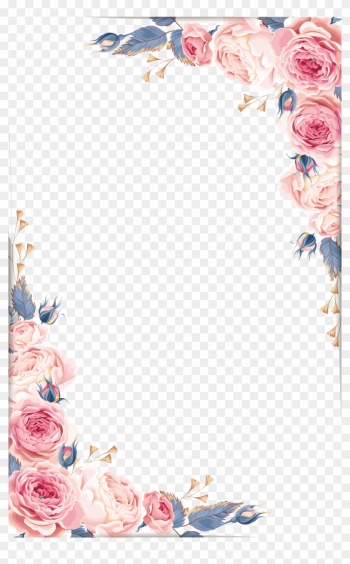 Floral Frame Png - Marcos De Flores Para Invitaciones