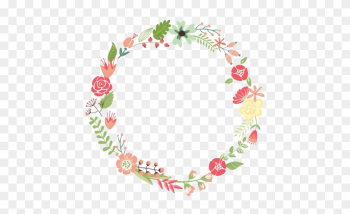 Floral Frame Png Transparent Image - Floral Frame Vector Png