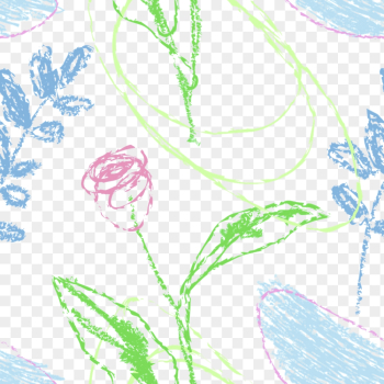 Floral line art png transparent | Free PNG - rawpixel