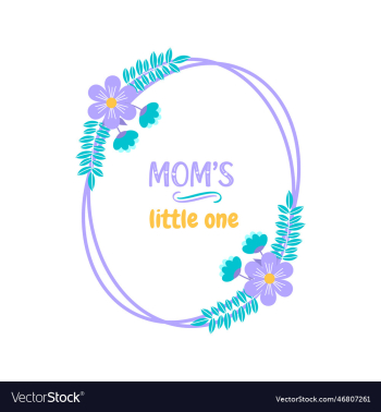 floral mom little one mothers day hand