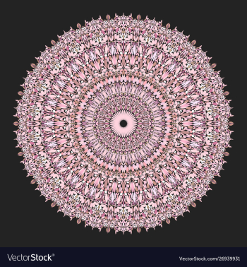 Floral ornamental mandala graphic - design element vector image Floral ornamental mandala graphic - design element vector image