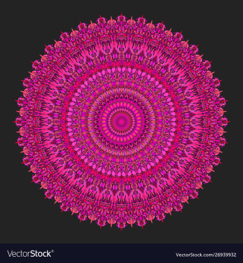 Floral ornamental mandala graphic - design element vector image Floral ornamental mandala graphic - design element vector image