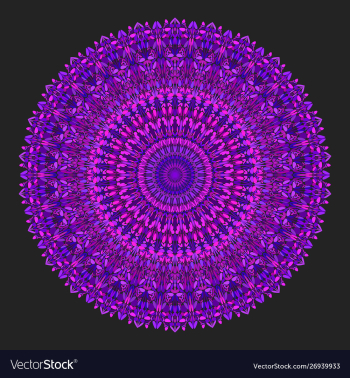 Floral ornamental mandala graphic - design element vector image Floral ornamental mandala graphic - design element vector image
