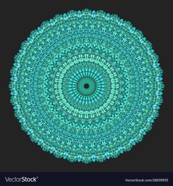 Floral ornamental mandala graphic - design element vector image Floral ornamental mandala graphic - design element vector image