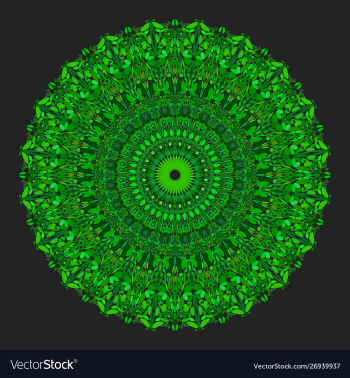 Floral ornamental mandala graphic - design element vector image Floral ornamental mandala graphic - design element vector image