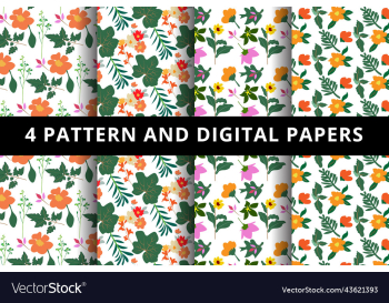 floral pattern and digital paper floral pattern and digital paper