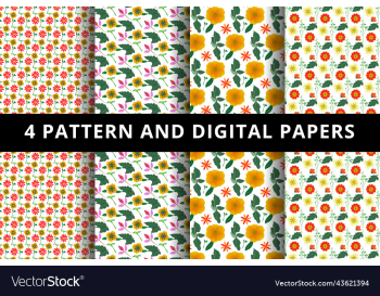 floral pattern and digital paper floral pattern and digital paper