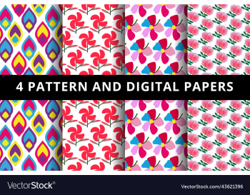 floral pattern and digital paper floral pattern and digital paper