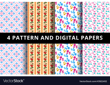floral pattern and digital paper floral pattern and digital paper