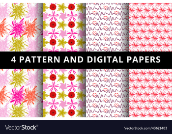floral pattern and digital paper floral pattern and digital paper