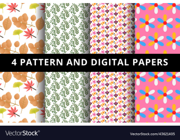 floral pattern and digital paper floral pattern and digital paper