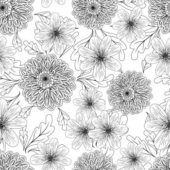 Floral pattern design Floral pattern design