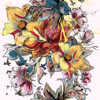 Floral pattern design Floral pattern design