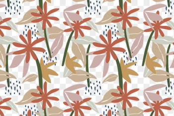 Floral pattern png background, transparent | Free PNG - rawpixel