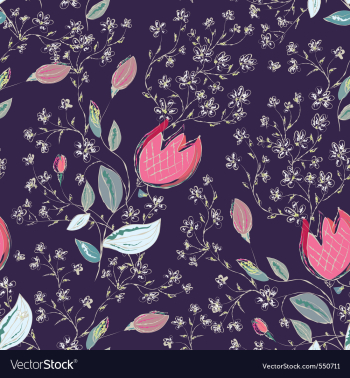 Floral pattern vector image Floral pattern vector image