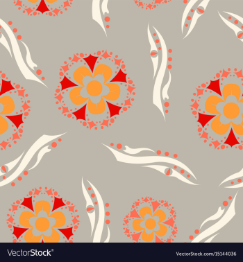 Floral pattern vintage decorative elements vector image Floral pattern vintage decorative elements vector image