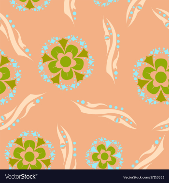 Floral pattern vintage decorative elements vector image Floral pattern vintage decorative elements vector image