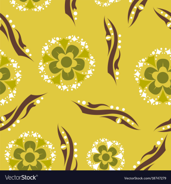 Floral pattern vintage decorative elements vector image Floral pattern vintage decorative elements vector image