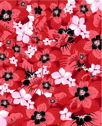 Floral poppy background