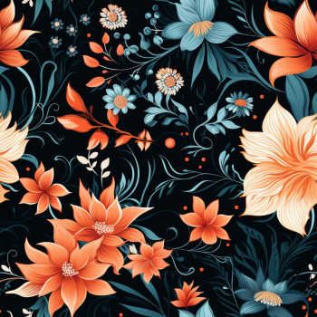 floral seamless pattern