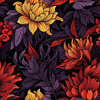 floral seamless pattern