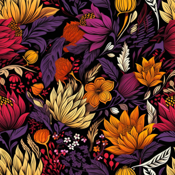 floral seamless pattern