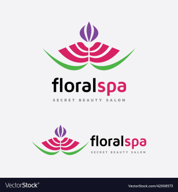 floral spa logo floral spa logo