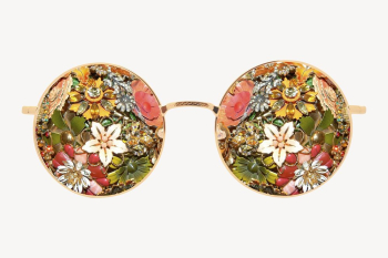 Floral sunglasses sticker, vintage fashion | Free PSD - rawpixel Floral sunglasses sticker, vintage fashion | Free PSD - rawpixel