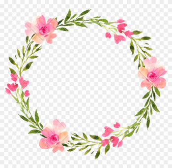 Floral Wedding Wreath With Roses - Floral Wreath Logo Transparent Floral Wedding Wreath With Roses - Floral Wreath Logo Transparent