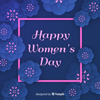 Floral women's day background Floral women's day background