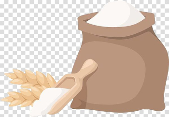 Flour in a bag transparent background PNG clipart Flour in a bag transparent background PNG clipart