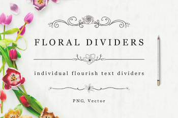 Flourish Dividers & Text Frames Flourish Dividers & Text Frames