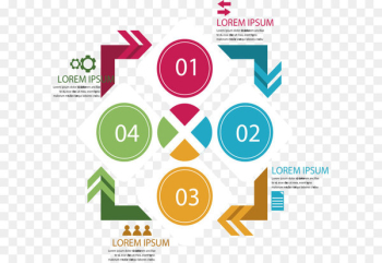 Flow arrow info chart Flow arrow info chart