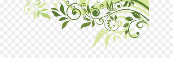 Flower Banner Spring Illustration - Leaf border Flower Banner Spring Illustration - Leaf border