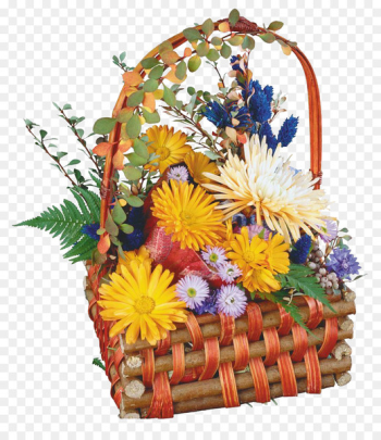 Flower Basket Computer file - Chrysanthemum flower baskets 