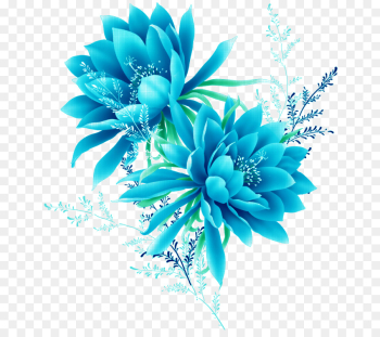 Flower, Blue, Teal, Aqua PNG Flower, Blue, Teal, Aqua PNG