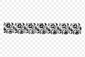 Flower border png sticker vintage | Free PNG - rawpixel