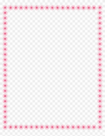 Flower Border - Simple Red Page Border Flower Border - Simple Red Page Border
