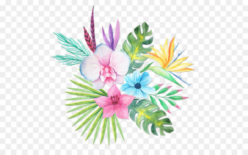 Flower bouquet Beach Towels Watercolor painting - painting Flower bouquet Beach Towels Watercolor painting - painting