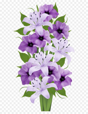 Flower bouquet Purple Wedding invitation - Exotic Flowers Bouquet PNG Clipart Image 