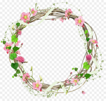Flower - circle frame Flower - circle frame