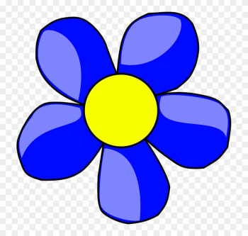 Flower Clip Art Blue