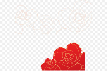 Flower Download Euclidean vector Computer file - Red flowers 